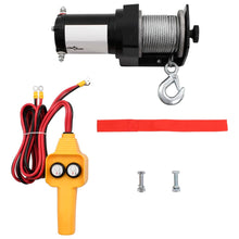 Load image into Gallery viewer, 12 V Electric Winch 2000 lb Wire Remote Control