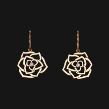 Load image into Gallery viewer, 18k Wire Bloom Earrings G2 Ethnic Elegant Casual Male