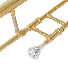Load image into Gallery viewer, vidaXL Trombone Yellow Brass with Gold Lacquer Bb