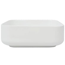 Load image into Gallery viewer, vidaXL Basin Square Ceramic White 15"x15"x5.3"