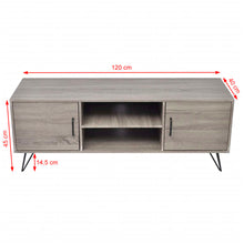 Load image into Gallery viewer, vidaXL TV Cabinet 47.2"x15.7"x17.7" Gray
