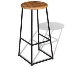 Load image into Gallery viewer, vidaXL Bar Stools 2 pcs Solid Teak Wood