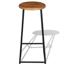 Load image into Gallery viewer, vidaXL Bar Stools 2 pcs Solid Teak Wood