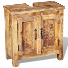 Load image into Gallery viewer, vidaXL Bathroom Vanity Cabinet with Mirror Solid Mango Wood