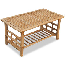 Load image into Gallery viewer, vidaXL Coffee Table Bamboo 35.4"x19.7"x17.7"