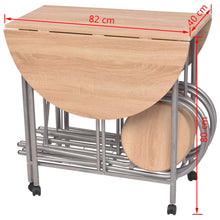 Load image into Gallery viewer, vidaXL Five Piece Folding Dining Set MDF