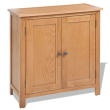 Load image into Gallery viewer, vidaXL Sideboard Solid Oak Wood 27.6"x13.8"x29.5" Brown
