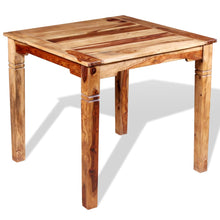 Load image into Gallery viewer, vidaXL Dining Table Solid Sheesham Wood 32.3"x31.5"x30"