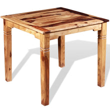 Load image into Gallery viewer, vidaXL Dining Table Solid Sheesham Wood 32.3"x31.5"x30"