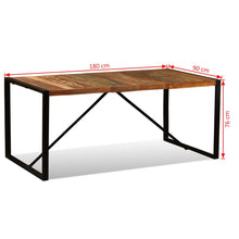 Load image into Gallery viewer, vidaXL Dining Table Solid Reclaimed Wood 70.9"