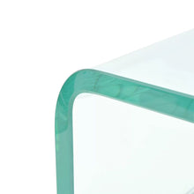 Load image into Gallery viewer, vidaXL TV Stand / Monitor Riser Glass Clear 27.6"x11.8"x5.1"