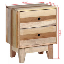 Load image into Gallery viewer, vidaXL Bedside Cabinet Solid Reclaimed Wood