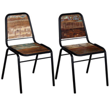 Load image into Gallery viewer, vidaXL Dining Chairs 2 pcs Solid Reclaimed Wood