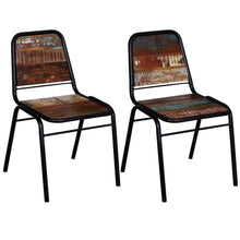 Load image into Gallery viewer, vidaXL Dining Chairs 2 pcs Solid Reclaimed Wood