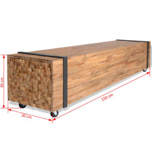 Load image into Gallery viewer, vidaXL TV Stand Teak 59.1"x11.8"x11.8"