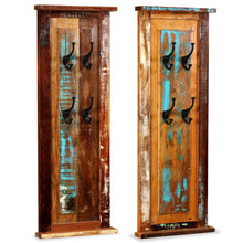 Load image into Gallery viewer, vidaXL Coat Racks 2 pcs Solid Reclaimed Wood 15"x39.4"