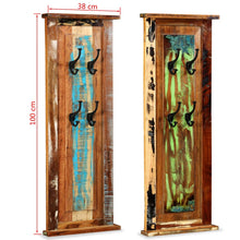 Load image into Gallery viewer, vidaXL Coat Racks 2 pcs Solid Reclaimed Wood 15"x39.4"