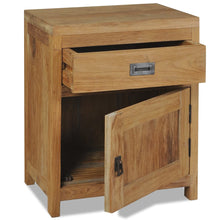 Load image into Gallery viewer, vidaXL Bedside Cabinet Solid Teak 15.7"x11.8"x19.7"