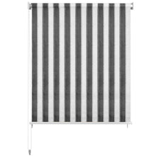 Load image into Gallery viewer, vidaXL Rullaverho ulkotiloihin 140x140 cm Antrasiitti ja valkoinen
