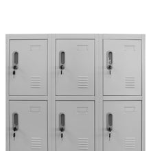 Load image into Gallery viewer, vidaXL Locker Cabinet with 12 Compartments 35.4"x17.7"x70.9"
