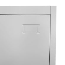 Load image into Gallery viewer, vidaXL Locker Cabinet with 12 Compartments 35.4"x17.7"x70.9"