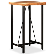 Load image into Gallery viewer, vidaXL Bar Table Solid Acacia Wood 23.6"x23.6"x42.1"