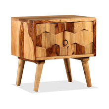 Load image into Gallery viewer, vidaXL Bedside Cabinet with 1 Drawer Solid Sheesham Wood