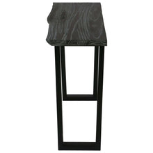 Load image into Gallery viewer, vidaXL Console Table Solid Mindi Wood 43.3"x13.8"x29.5" Gray