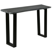 Load image into Gallery viewer, vidaXL Console Table Solid Mindi Wood 43.3"x13.8"x29.5" Gray
