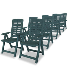 Load image into Gallery viewer, vidaXL 9 Piece Outdoor Dining Set Plastic Green