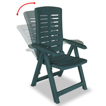 Load image into Gallery viewer, vidaXL 9 Piece Outdoor Dining Set Plastic Green