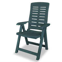 Load image into Gallery viewer, vidaXL 9 Piece Outdoor Dining Set Plastic Green