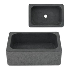 Load image into Gallery viewer, vidaXL Pesuallas jokikivi 45x30x15 cm musta