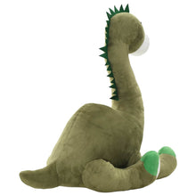 Load image into Gallery viewer, vidaXL Dinosaurus brontosaurus pehmolelu plyysi harmaa