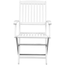 Load image into Gallery viewer, vidaXL Dining Chairs 2 pcs White Solid Acacia Wood