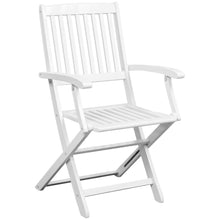 Load image into Gallery viewer, vidaXL Dining Chairs 2 pcs White Solid Acacia Wood
