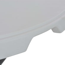 Load image into Gallery viewer, vidaXL Kokoontaitettava baaripöytä valkoinen 80x110 cm HDPE
