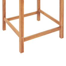Load image into Gallery viewer, vidaXL Ulkobaaripöytä 65x65x110 cm tiikki