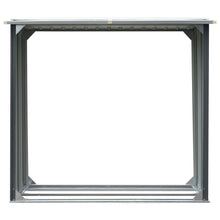 Load image into Gallery viewer, vidaXL Garden Log Storage Shed Galvanized Steel 67.7"x35.8"x60.6" Gray