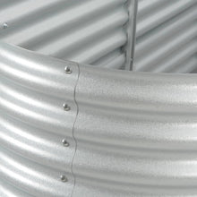 Load image into Gallery viewer, vidaXL Garden Raised Bed 125.9"x31.4"x31.8" galvanized Steel Silver