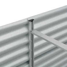 Load image into Gallery viewer, vidaXL Garden Raised Bed 125.9"x31.4"x31.8" galvanized Steel Silver