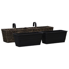Load image into Gallery viewer, vidaXL Garden Planters 2 pcs Water Hyacinth Brown