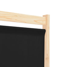 Load image into Gallery viewer, vidaXL 3-Panel Room Divider Black 47.2"x66.9"x1.6" Fabric