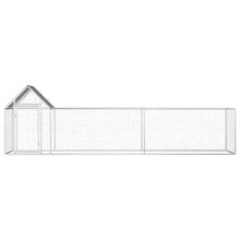 Load image into Gallery viewer, vidaXL Chicken Coop 16.4'x3.3'x4.9' Galvanized Steel