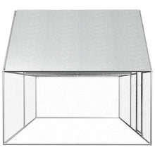 Load image into Gallery viewer, vidaXL Chicken Coop 13.1'x6.6'x6.6' Galvanized Steel