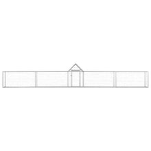Load image into Gallery viewer, vidaXL Chicken Coop 29.5'x3.3'x4.9' Galvanized Steel