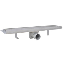Load image into Gallery viewer, vidaXL Lineaarinen suihkukaivo 2 kpl 530x140 mm ruostumaton teräs