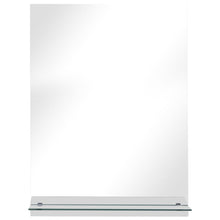 Load image into Gallery viewer, vidaXL Seinäpeili hyllyllä 30x50 cm karkaistu lasi