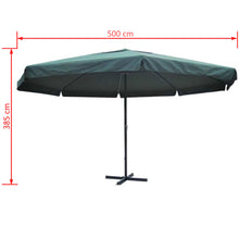 Load image into Gallery viewer, 16&#39; Parasol Green Aluminum