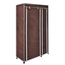 Load image into Gallery viewer, vidaXL Fabric Wardrobe Brown
